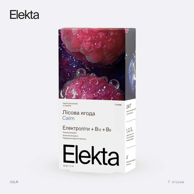 Електроліти Elekta Calm Hydration
