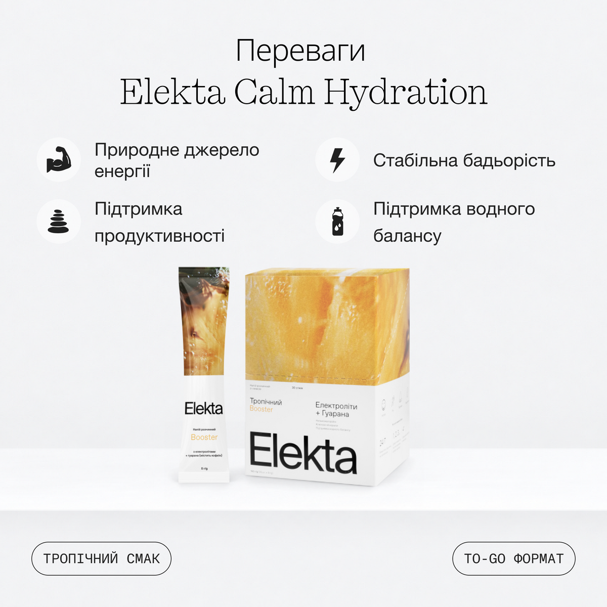 Електроліти Elekta Booster Hydration (30)